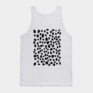 Dalmatian Spots (Black/White) Tank Top